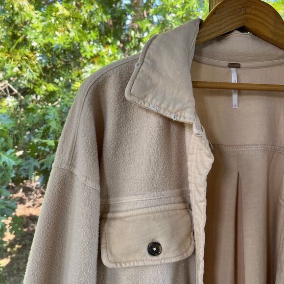 Free People Women's Ruby Jacket In Mustard Seed Size L - Picture 5 of 11